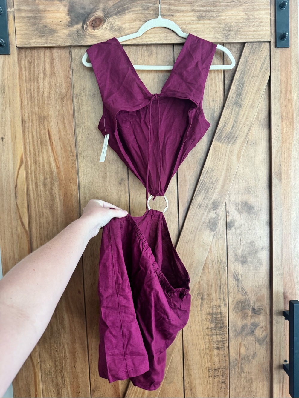 Anthropologie Celandine Cutout Midi Dress with Ring Accent M - Picture 5 of 5